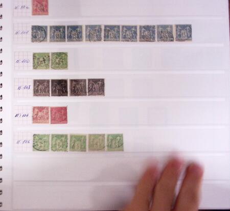 1849-1997 Collection de timbres de France en 14 albums,