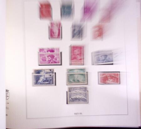 1849-1997 Collection de timbres de France en 14 albums,