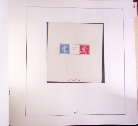 1849-1997 Collection de timbres de France en 14 albums,