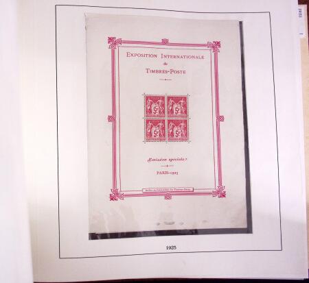 1849-1997 Collection de timbres de France en 14 albums,