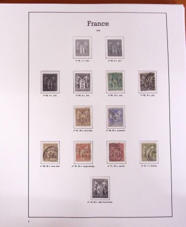1849-1966, collection neuf (ob. avant 1910) en 2 albums