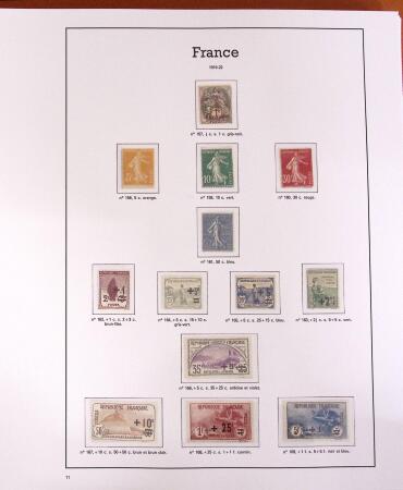 1849-1966, collection neuf (ob. avant 1910) en 2 albums
