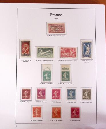1849-1966, collection neuf (ob. avant 1910) en 2 albums