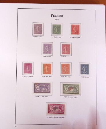 1849-1966, collection neuf (ob. avant 1910) en 2 albums