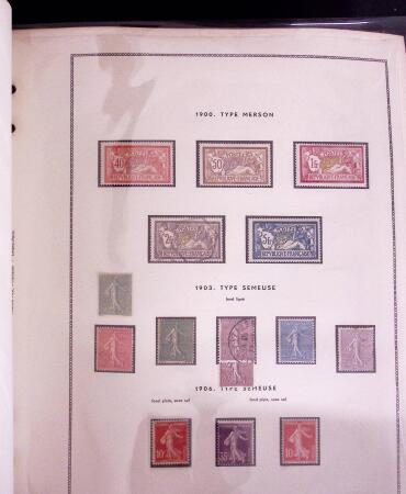 1900-56, collection France quasi neuf en 2 albums