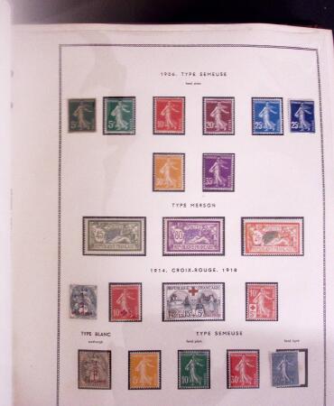 1900-56, collection France quasi neuf en 2 albums