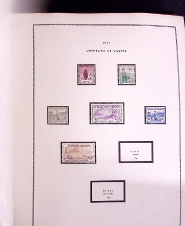 1900-56, collection France quasi neuf en 2 albums