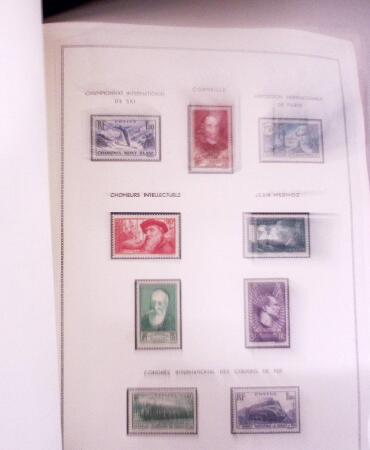 1900-56, collection France quasi neuf en 2 albums