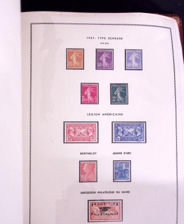 1900-56, collection France quasi neuf en 2 albums