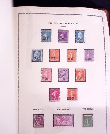 1900-56, collection France quasi neuf en 2 albums