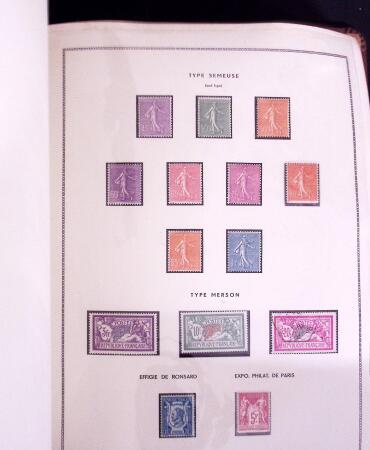 1900-56, collection France quasi neuf en 2 albums