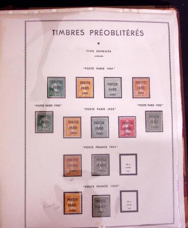 1900-56, collection France quasi neuf en 2 albums