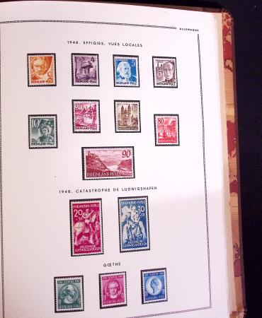 1900-56, collection France quasi neuf en 2 albums