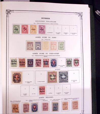 1859-2007, Attractive collection of Russia/USSR in 9 albums