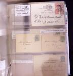 1900-1910, Collection de +350 lettres en 2 albums,