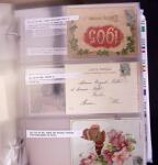1900-1910, Collection de +350 lettres en 2 albums,