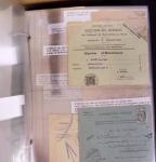 1900-1910, Collection de +350 lettres en 2 albums,