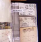 1900-1910, Collection de +350 lettres en 2 albums,