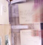 1900-1910, Collection de +350 lettres en 2 albums,