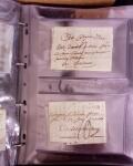 1625-1860 +370 lettres accumulées en 4 classeurs,