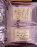 1625-1860 +370 lettres accumulées en 4 classeurs,