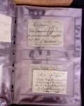 1625-1860 +370 lettres accumulées en 4 classeurs,