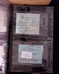 1625-1860 +370 lettres accumulées en 4 classeurs,