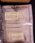 1625-1860 +370 lettres accumulées en 4 classeurs,