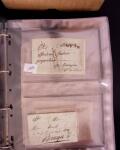 1625-1860 +370 lettres accumulées en 4 classeurs,