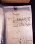 1625-1860 +370 lettres accumulées en 4 classeurs,