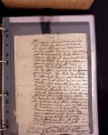 1625-1860 +370 lettres accumulées en 4 classeurs,