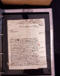 1625-1860 +370 lettres accumulées en 4 classeurs,