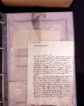 1625-1860 +370 lettres accumulées en 4 classeurs,