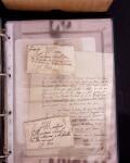1625-1860 +370 lettres accumulées en 4 classeurs,