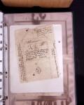 1625-1860 +370 lettres accumulées en 4 classeurs,