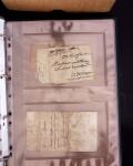 1625-1860 +370 lettres accumulées en 4 classeurs,