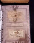1625-1860 +370 lettres accumulées en 4 classeurs,