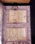 1625-1860 +370 lettres accumulées en 4 classeurs,