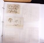 1625-1860 +370 lettres accumulées en 4 classeurs,