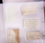 1625-1860 +370 lettres accumulées en 4 classeurs,