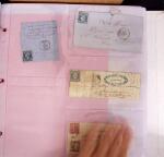 1625-1860 +370 lettres accumulées en 4 classeurs,