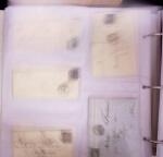1625-1860 +370 lettres accumulées en 4 classeurs,