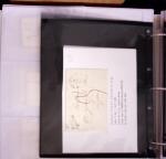 1625-1860 +370 lettres accumulées en 4 classeurs,