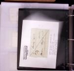 1625-1860 +370 lettres accumulées en 4 classeurs,
