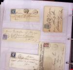 1625-1860 +370 lettres accumulées en 4 classeurs,