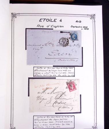 1863-1875 Belle présentation en album sur les étoiles