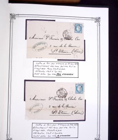 1863-1875 Belle présentation en album sur les étoiles