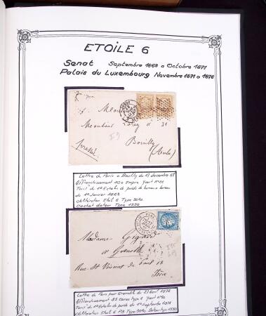 1863-1875 Belle présentation en album sur les étoiles