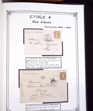 1863-1875 Belle présentation en album sur les étoiles