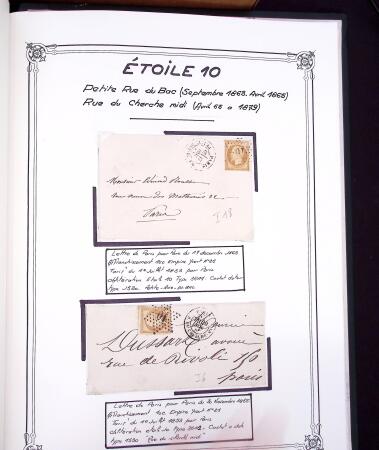 1863-1875 Belle présentation en album sur les étoiles